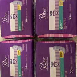 4/$14 Poise Pads
