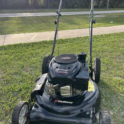 Machine for the yard The machine works very well