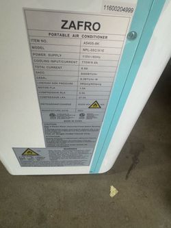 Zafro Portable Air Conditioner 5000 BTU