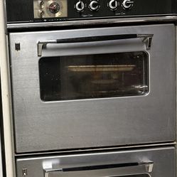 Vintage Custom Hotpoint Double Wall Oven Antique