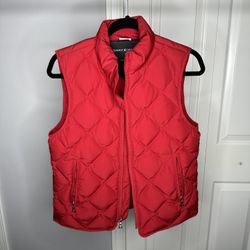 Tommy Hilfiger Red Quilted Vest (Women’s Size Small)