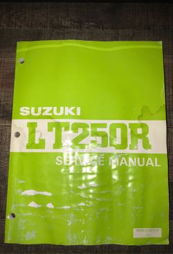 85-86 Suzuki LT250R repair manual