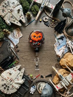 Chewbacca Retractable Badge Reel