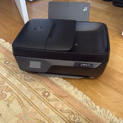 HP OfficeJet 3830 Printer AS IS No Power Cord Needs Instant Ink Subscription