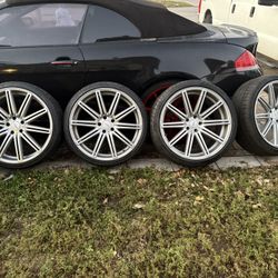 22 inch rims and tires 