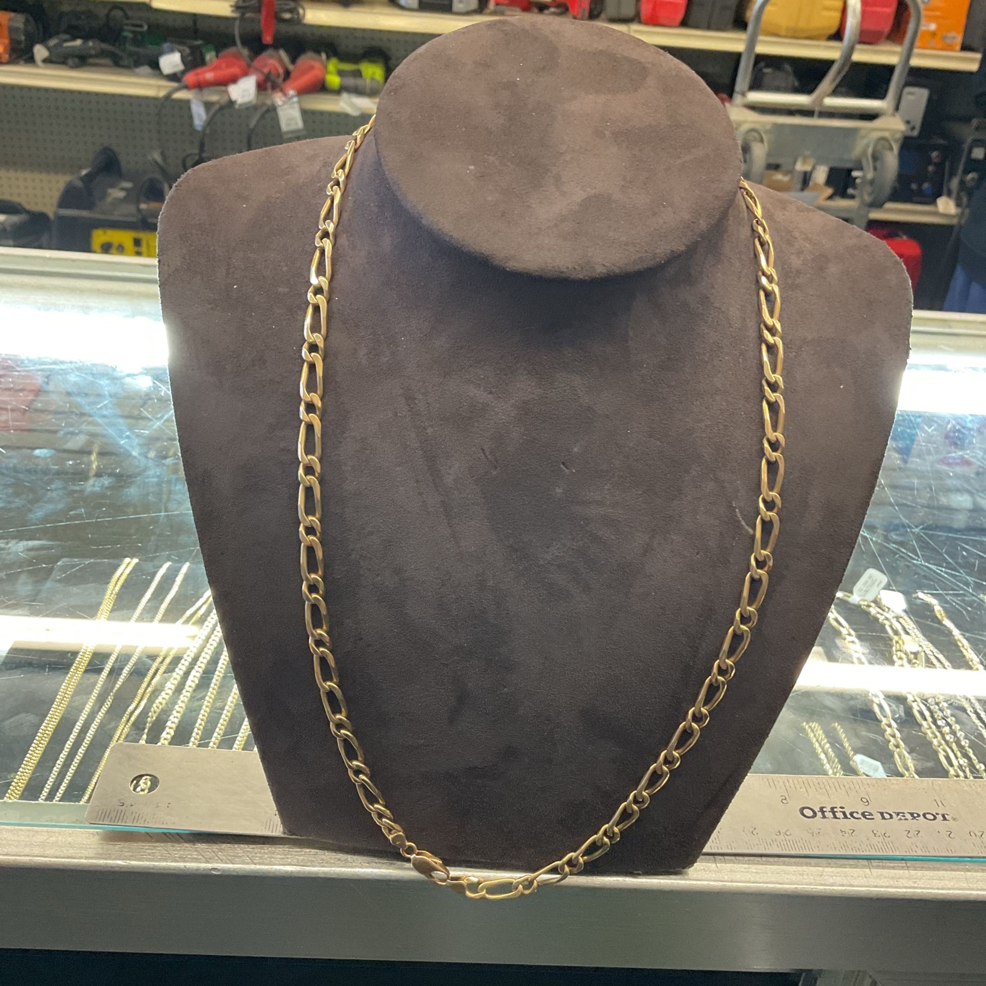 14KT Gold Figaro Chain 31594-1