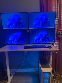 4-Monitor Desktop PC WorkStation