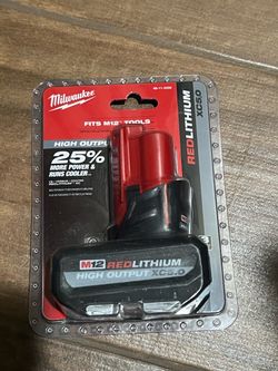 NEW Milwaukee M12 RedLithium High Output XC5.0 Battery