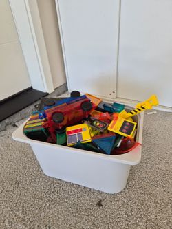 Magnetic tile kids toys