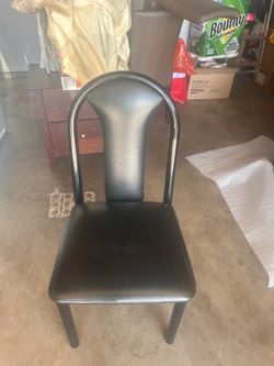 Black Leather Chairs