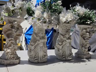 Decorative Angel Figurine Vases