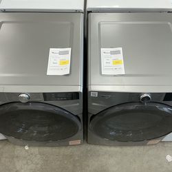 Whirlpool 4.5 cu. ft. Washer w/FreshFlow Vent, 7.4 cu. ft. Vented Electric Dryer w/Wrinkle Shield