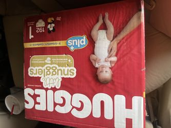 Huggies Size 1 192 Diapers! Need Gone