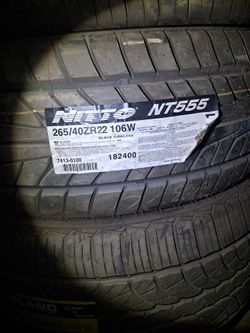 1 new tire
