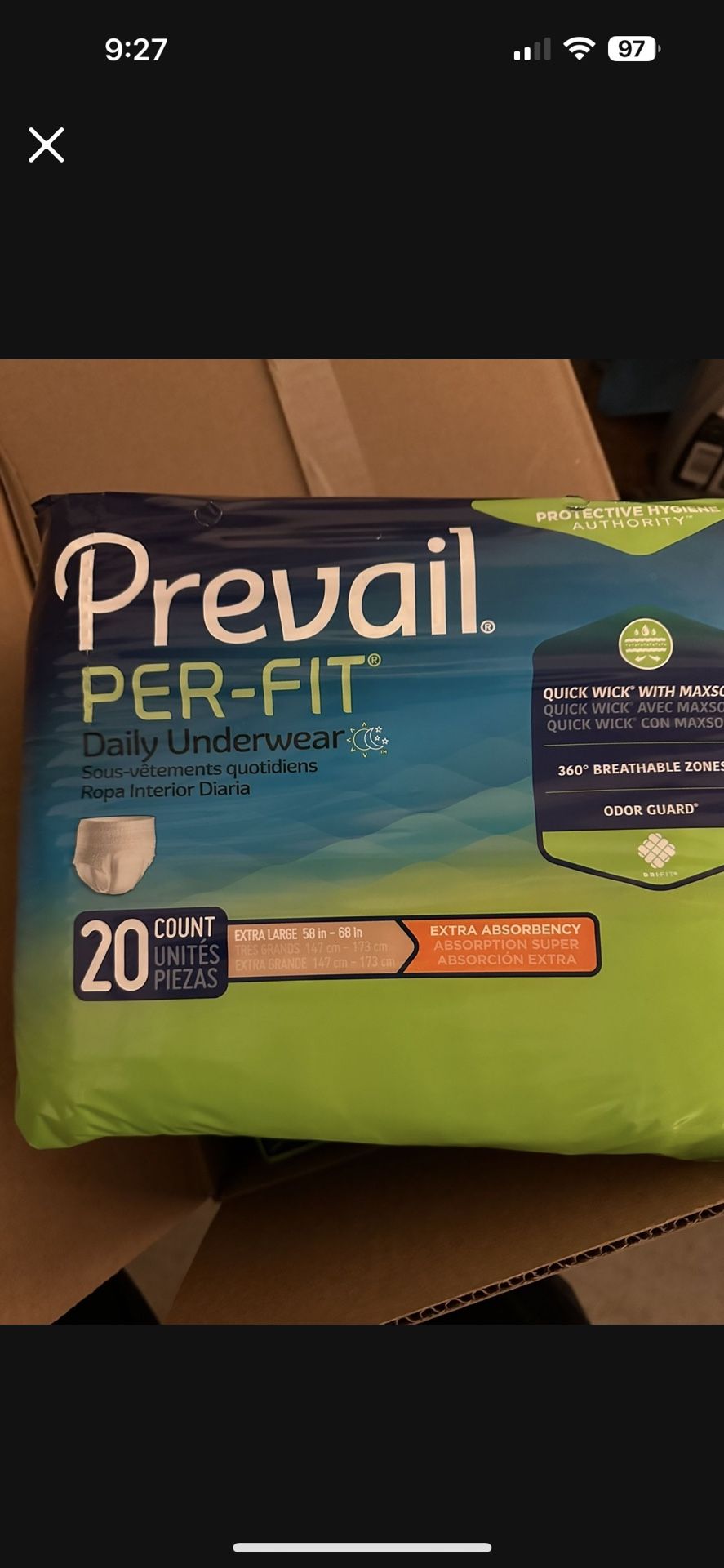 Prevail Pampers