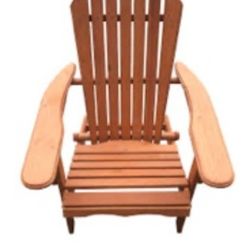 Cuyler Solid Wood Folding Adirondack Chair