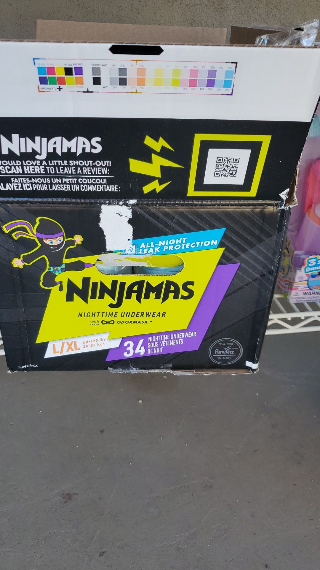 Ninja diapers
