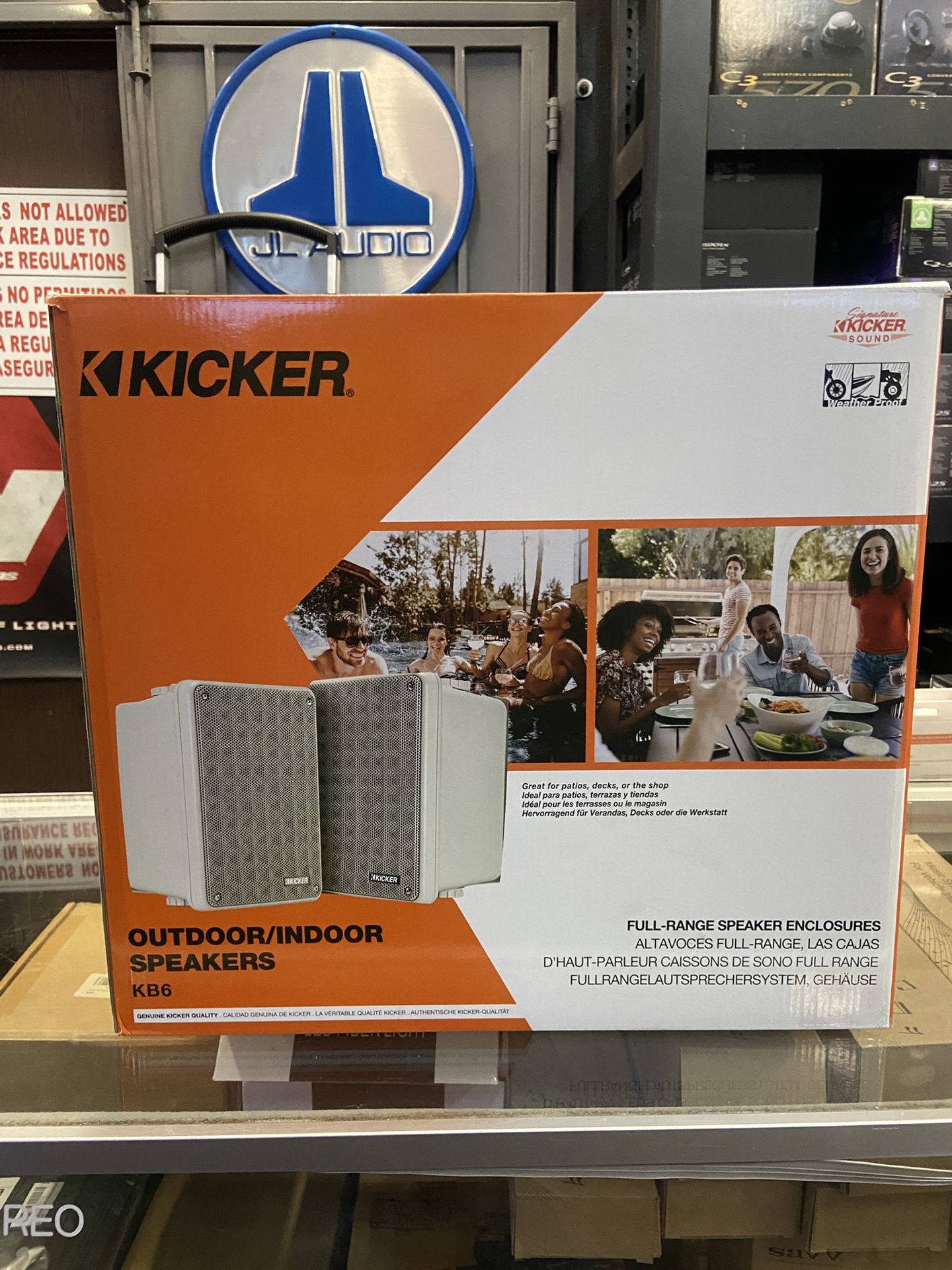 Kicker Full Range Outdoor/Indoor Enclosure
