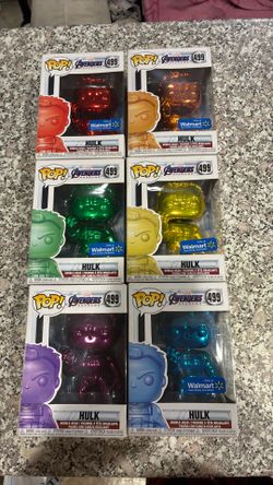 Endgame hulk funko pops all colors