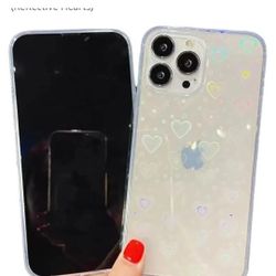 For iPhone 14 15 16Pro Max 13 12 11 XR Phone Case Bling Glitter Shockproof Cover