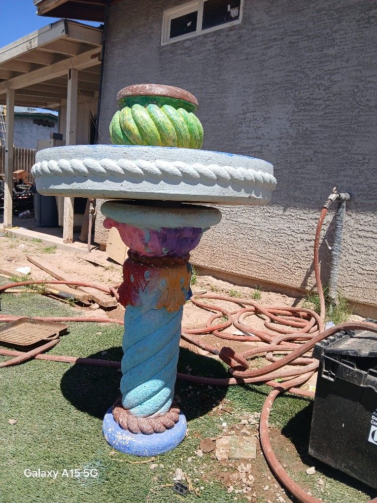 Concrete Water Fountain