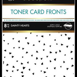 Toner Card Fonts / Stamping/ Scrapbooking 