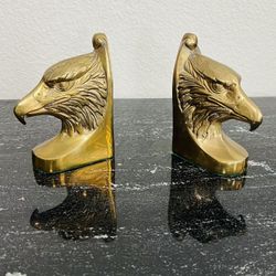 Solid Brass American Eagles Bookends pair