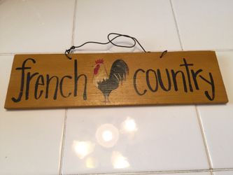 COUNTRY ROOSTER SIGN 13 X 4