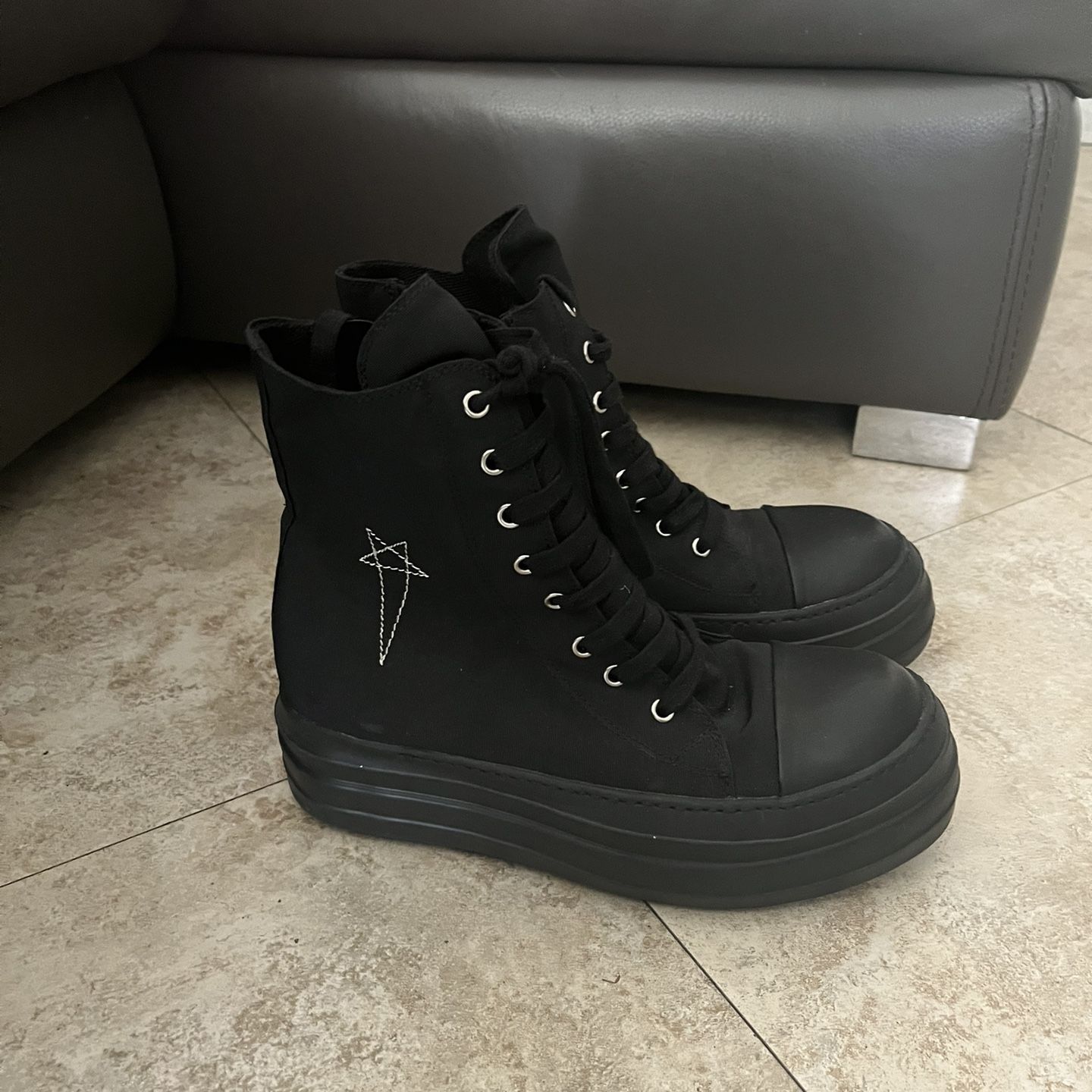 Rick Owens DRKSHDW Double Bumper ブラック Rick Owens Drkshdw Double Bumper Ramones - Black | eBay