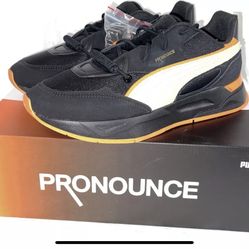 NWB Puma Pronounce Mirage Sport Black pebble Limited Edition Men’s USA SIZE 11 381259-01. Brand new with box , 2021 model. Comes with two sets of lace