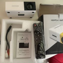 New Highpeak Mini Projector W/ Remote