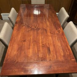 Handmade Dining Room Table And Chairs