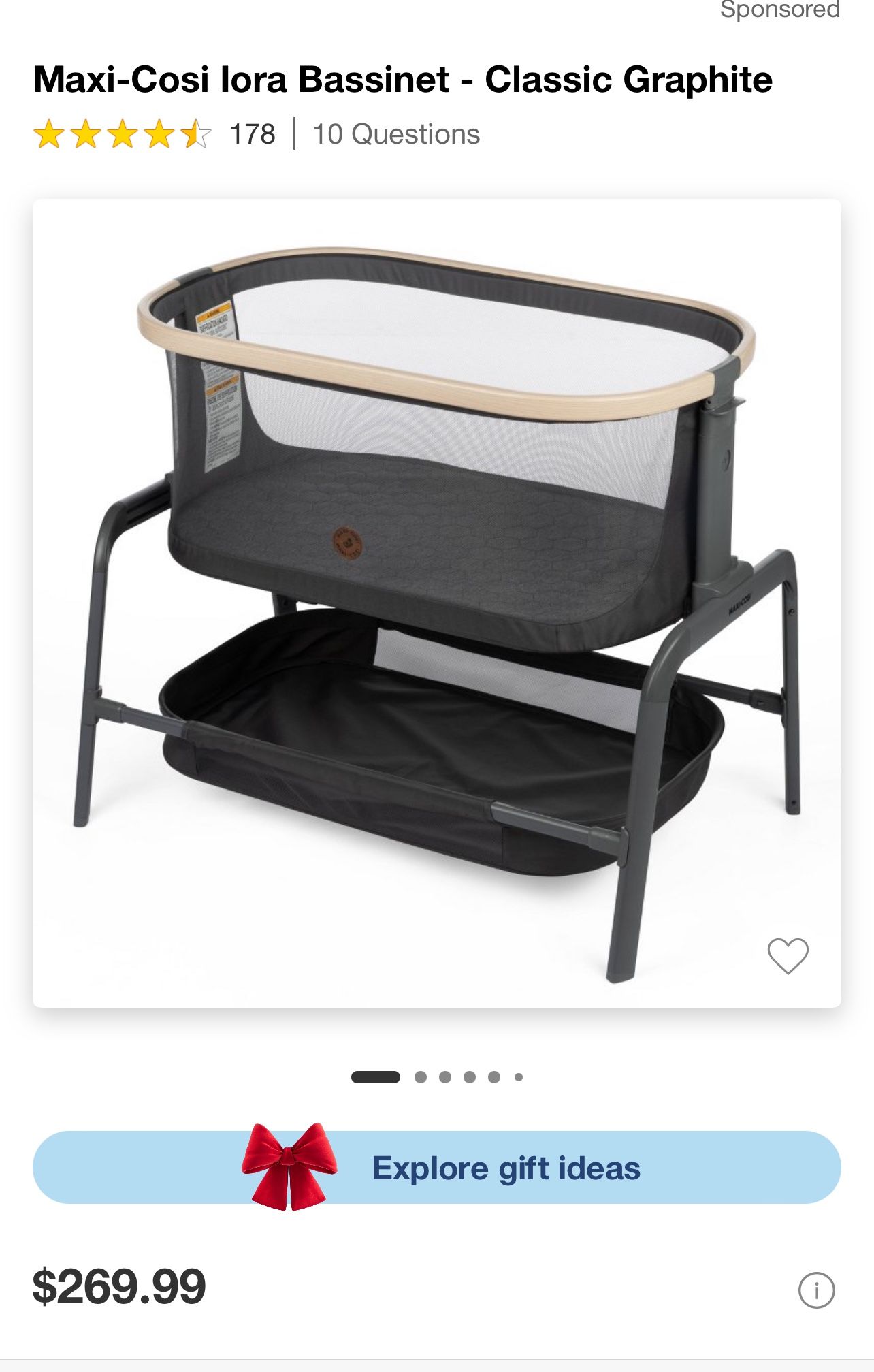 Maxi Cosi lora Bassinet Barely Used