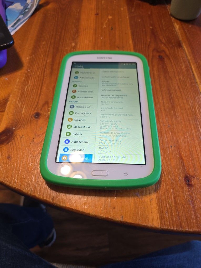 Samsung Tablet Sm-t113