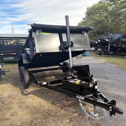 AMP 6 × 10 Low Side Dump Trailer 7k