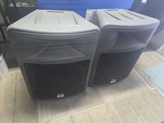 Peavey 15 inch speakers, $160 , dont know much about them. Got them on a trade. Bring amp to test them. $160 cash for both
