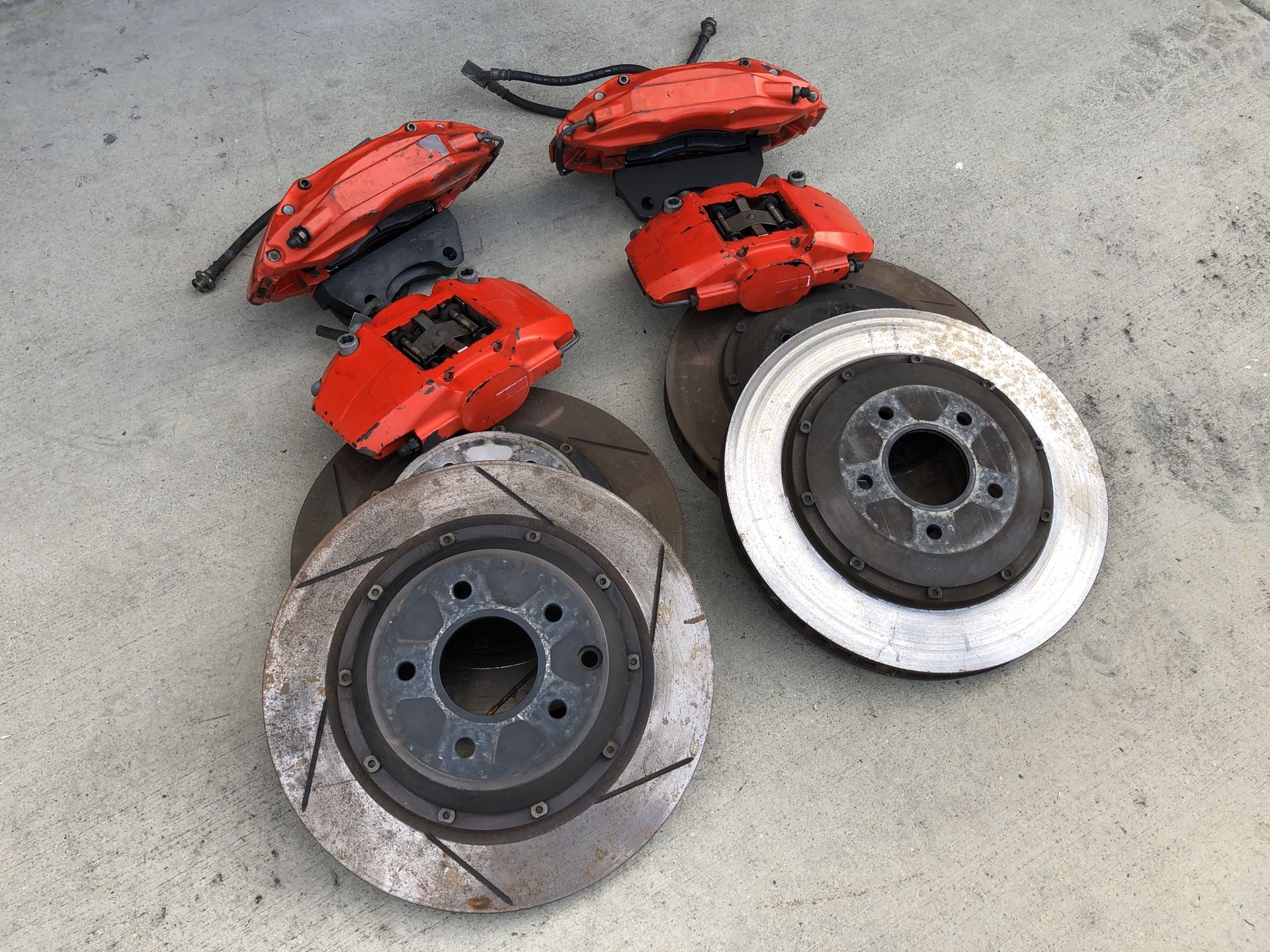 Stoptech ST-22 ST-40 Big Brake Kit for G35 350Z 370Z Skyline.