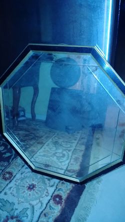 Vintage Octagon shape wall mirror