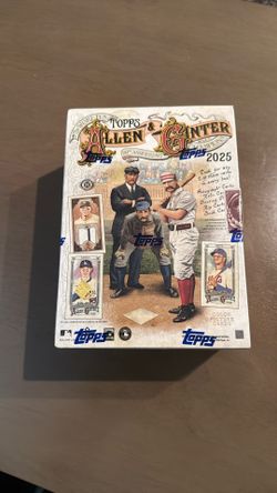 2025 TOPPS ALLEN & GINTER BASEBALL - HOBBY BOX 24 PACKS FACTORY SEALED !!