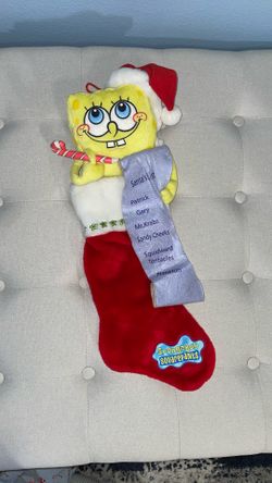 NEW!! 2005 SPONGEBOB SQUAREPANTS CHRISTMAS 🎄 STOCKING