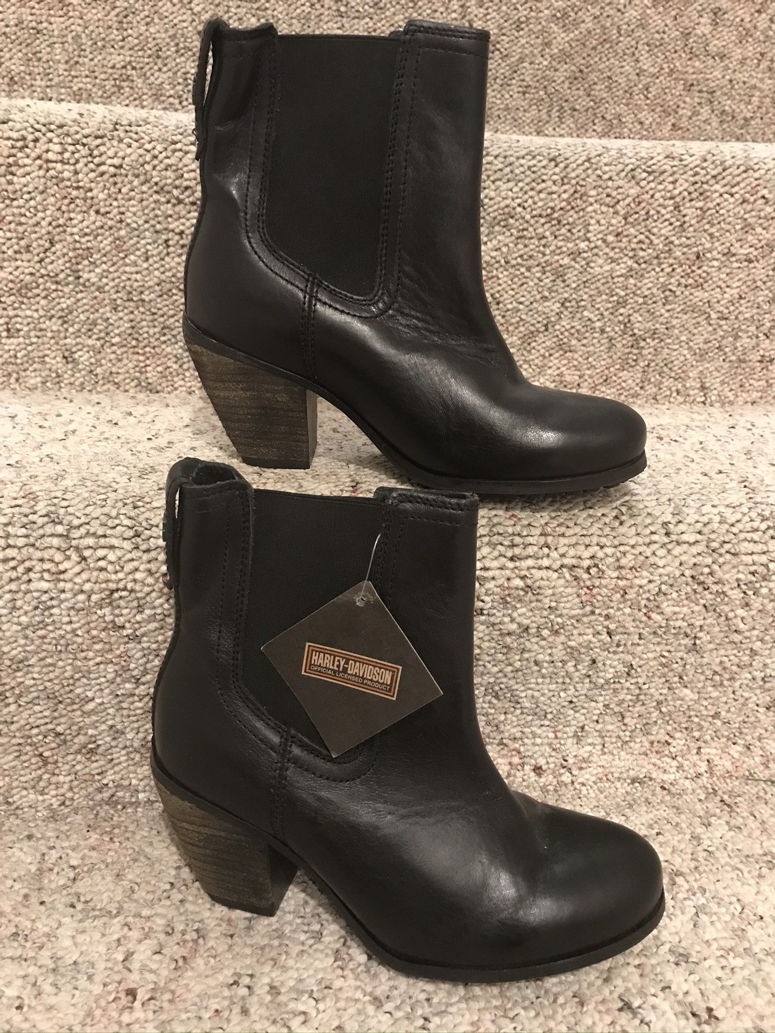 NEW WITH TAGS Harley Davidson Womens Motorcycle Boots Womens 8 M Ankle