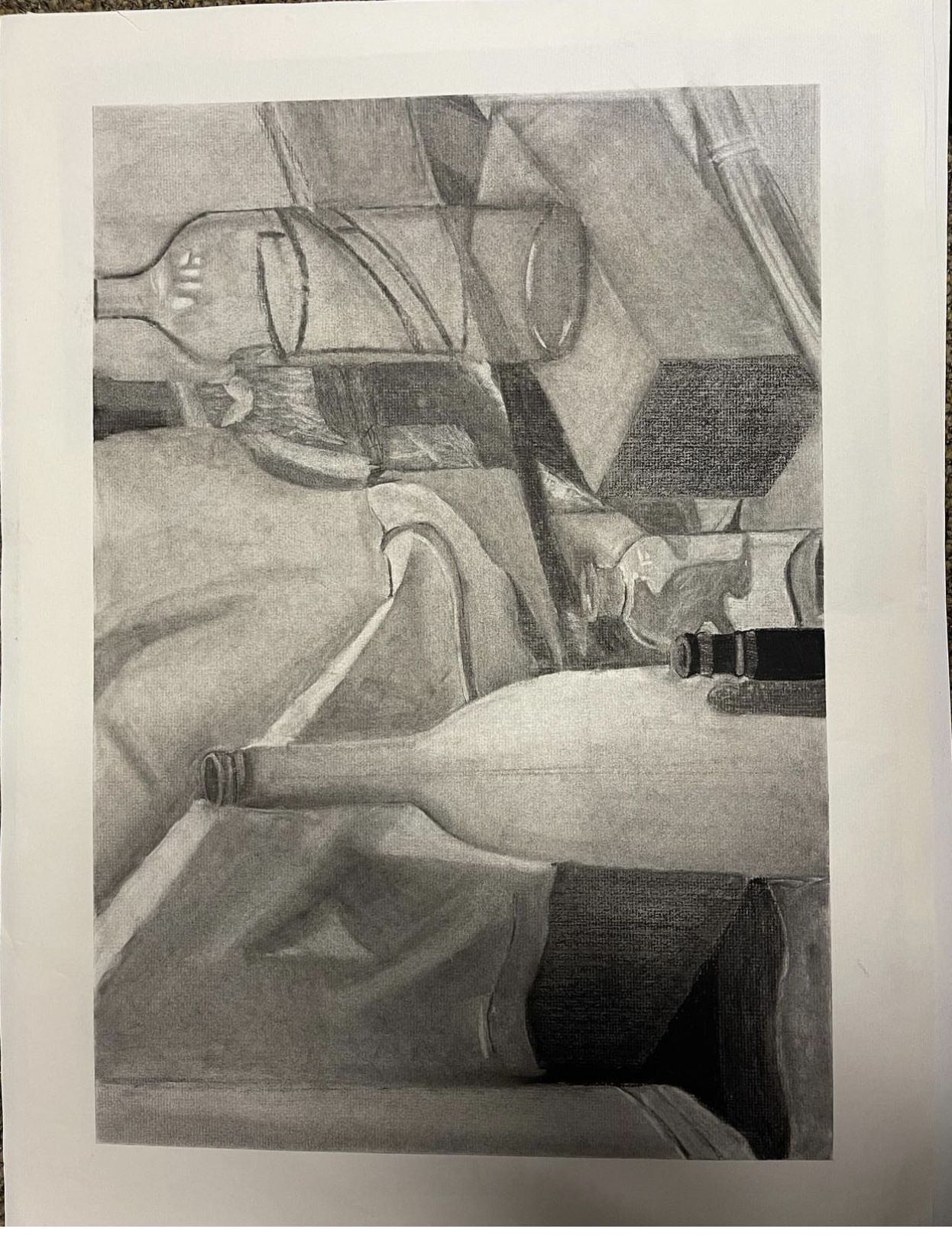 Charcoal, Still Life 