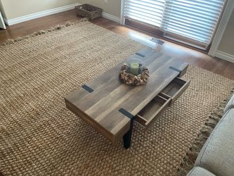 Wood plank Coffee Table