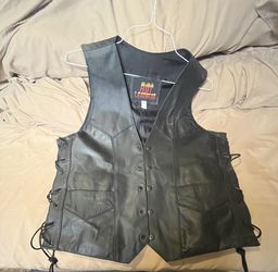 Hot Leathers Vintage Vest Size L