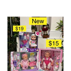 New Baby Dolls Toy Girl Kid $15 - $19 / Muñecas Nuevas Niñas Juguetes