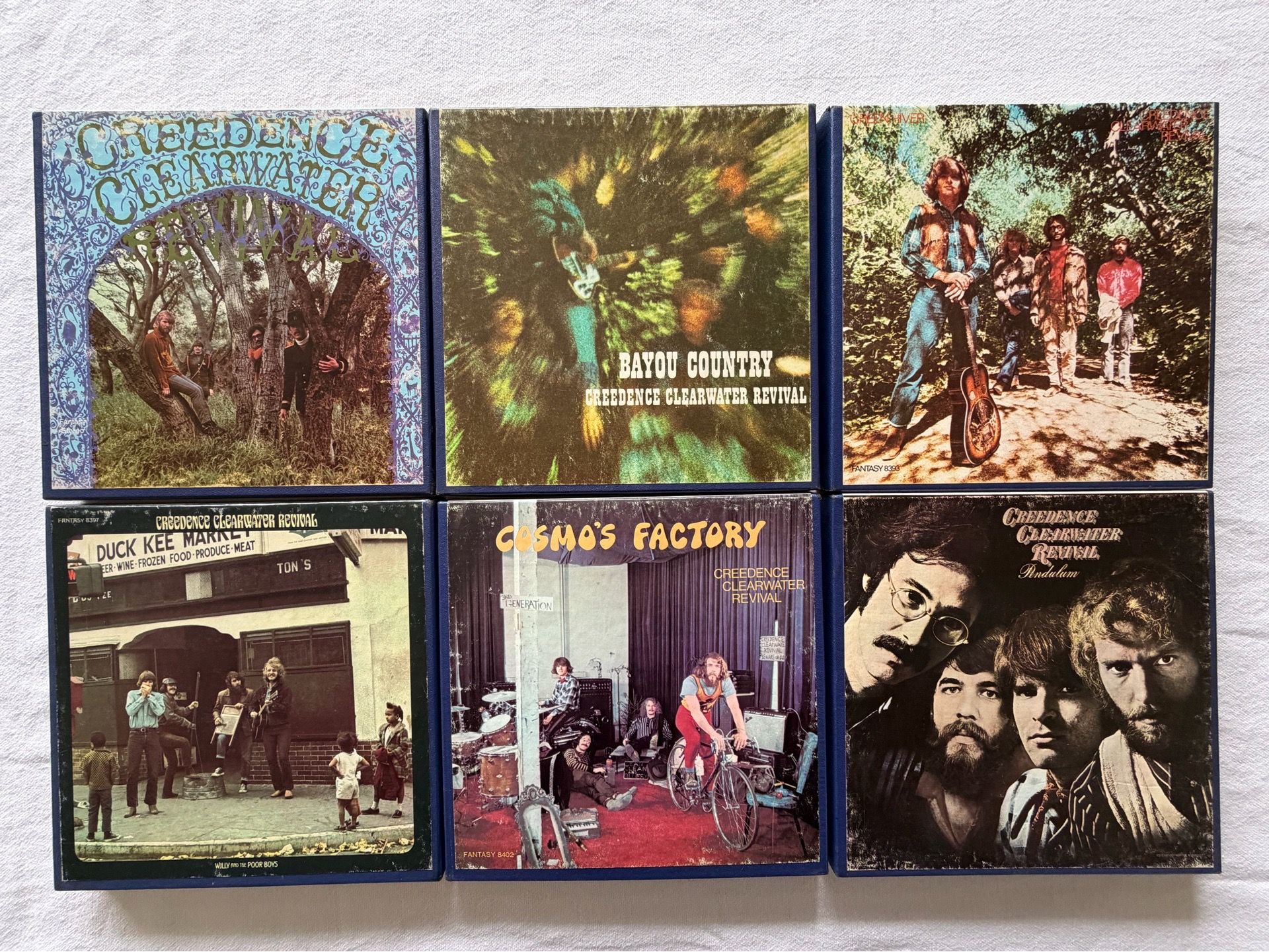 Vintage Creedence Clearwater Revival Reel to Reel Tape Collection TESTED