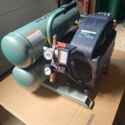 Hitachi Power Tools  EC12 Dual Tank 2hp  4 Gallon Air Compressor