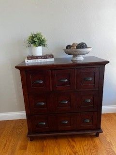Espresso Apothecary Chest.