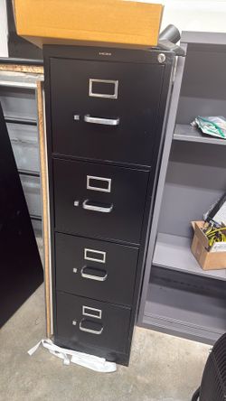 4-Drawer Metal Filing Cabinet – $20