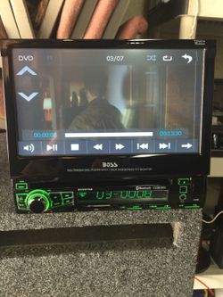 New boss , DVD , Bluetooth, Auxiliar, USB